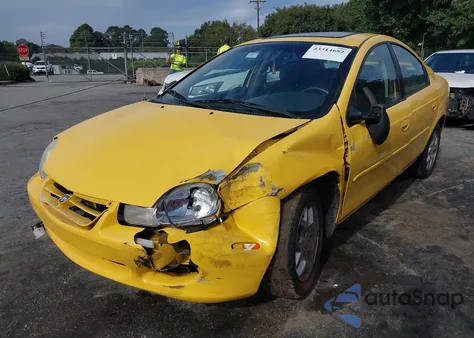 2002 Dodge Neon Sxt из США, поврежденный, VIN 1B3ES56C62D591740